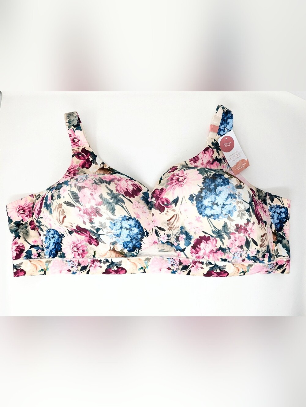 Cacique Comfort Bliss Floral Wireless Lightly Lined Bra